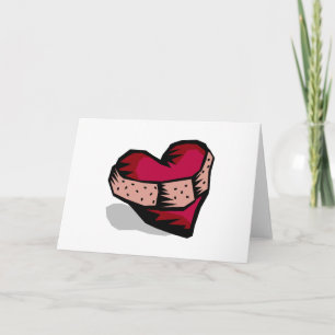 Broken Heart Holiday Card