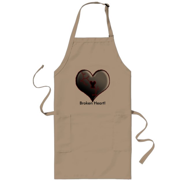 Broken Heart Long Apron (Front)