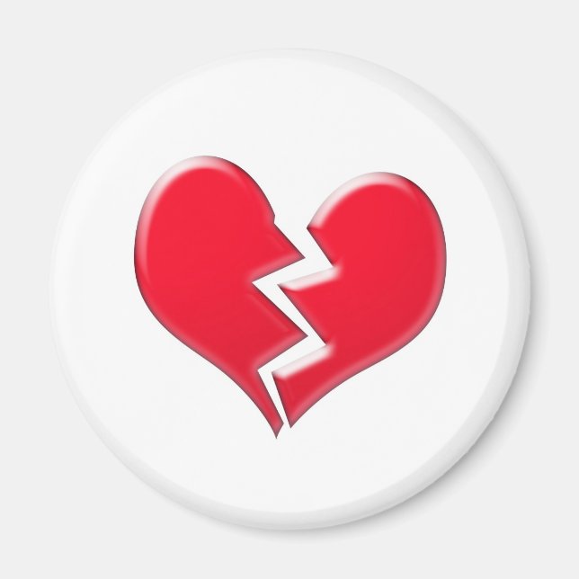 Broken heart magnet (Front)