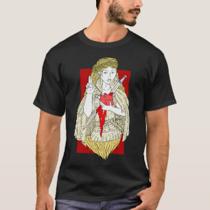 Broken Heart Maiden Tarot Art. T-Shirt