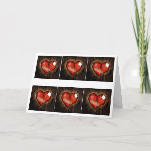 Broken Heart/Mending Heart-greeting card