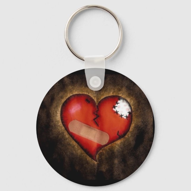 Broken Heart/Mending Heart-keychain Keychain (Front)