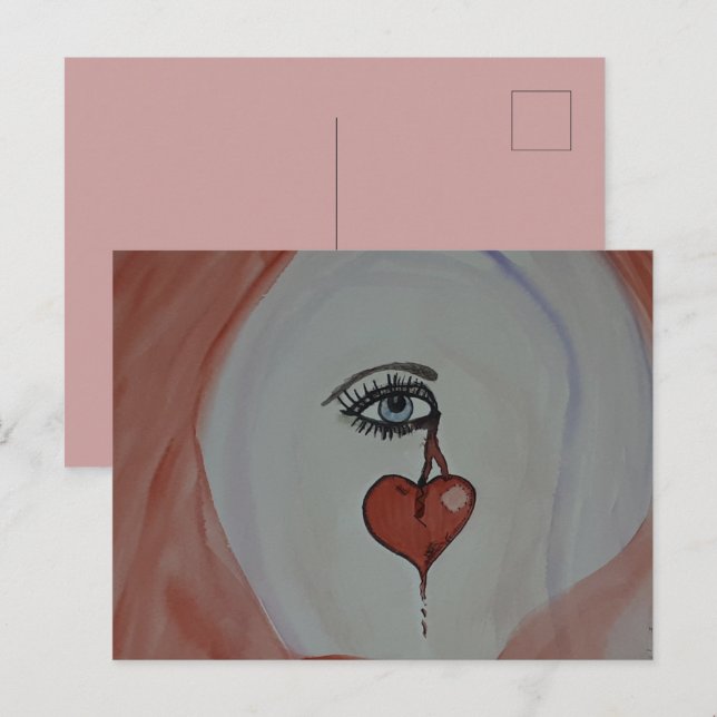 Broken Heart Postcard (Front/Back)