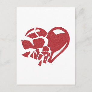 Broken Heart Postcard