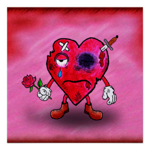 Broken heart poster
