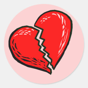 Broken Heart Stickers