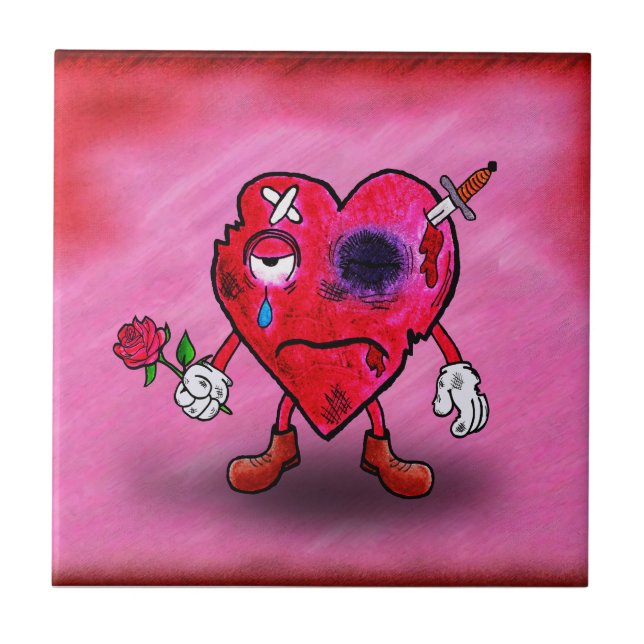 Broken heart tile (Front)