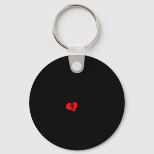 Broken Heart Valentine Keychain
