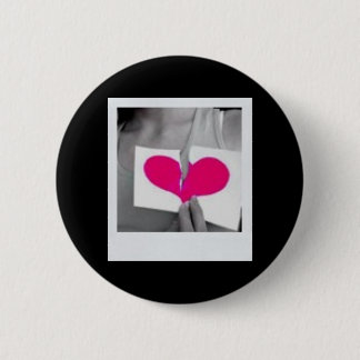 Broken Hearted 2 Inch Round Button