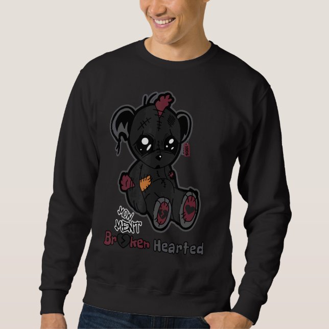 Broken Hearted Retro Bordeaux 6s Matching Sweatshirt (Front)