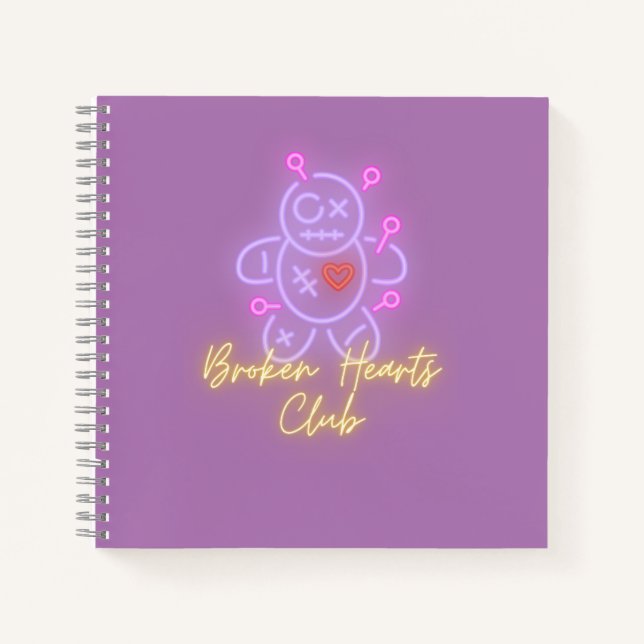 Broken Hearts Club Burnbook Notebook (Front)
