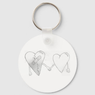 broken hearts do mend keychain