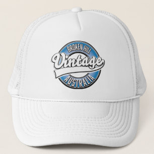 Broken Hill australia vintage style logo. Trucker Hat
