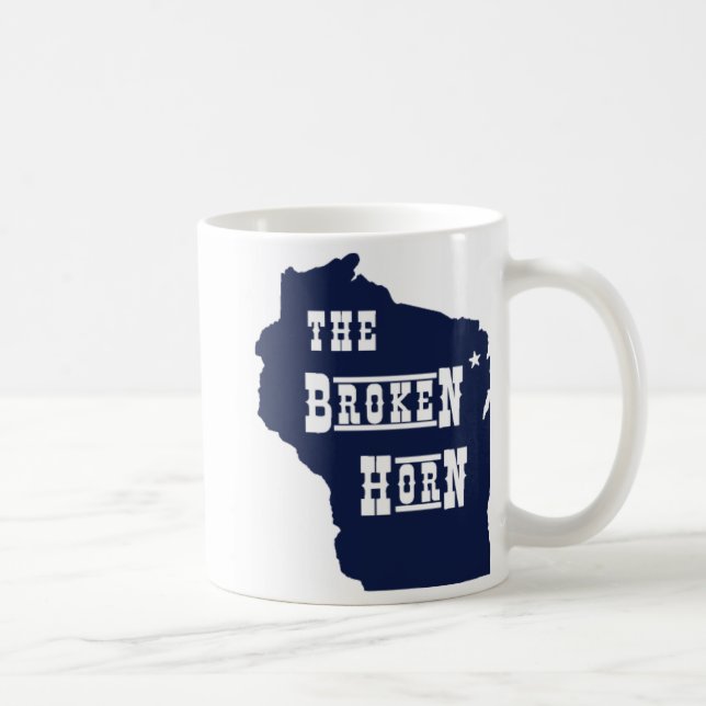 broken horn mug blue (Right)