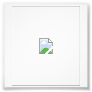 Broken Internet Image Icon Photo Print