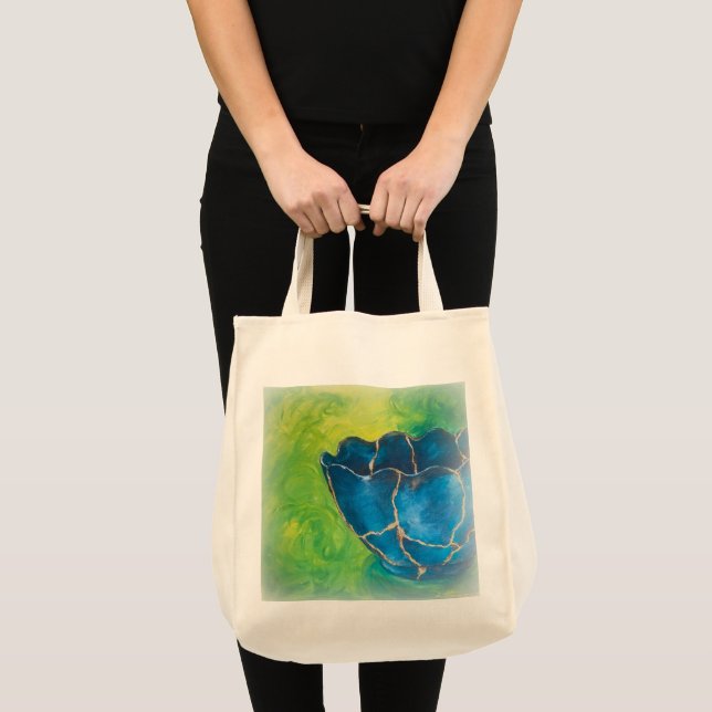 "Broken into Beauty" Tote Bag (Front (Product))