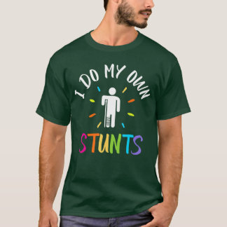 Broken Leg Ankle Knee Foot Injury Get Well Soon fr T-Shirt