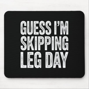 Broken Leg Art For Men Women Kids Broke Foot Broke Mouse Pad