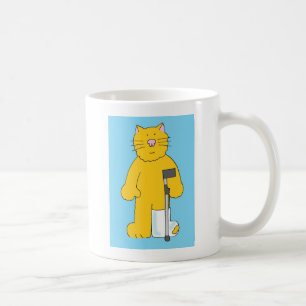 Broken Leg Cat with Leg in Plaster Coffee Mug