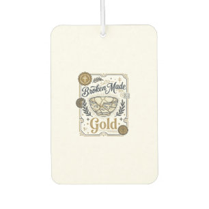 Broken Made Gold Jesus Kintsugi Broken Pottery Chr Air Freshener