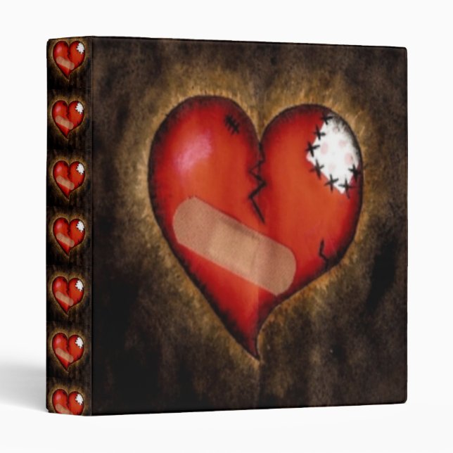 Broken/Mending Heart-Binder Binder (Front/Spine)