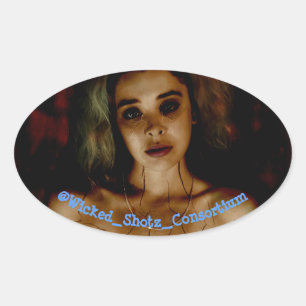 Broken Oval Sticker