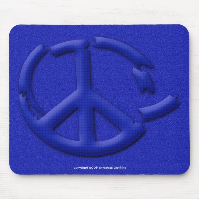 Broken Peace Mousepad (Front)