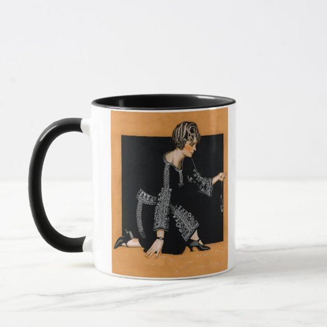 Broken Pearl Necklace Mug (Left)