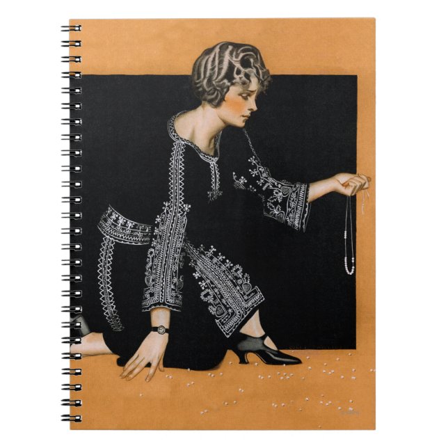 Broken Pearl Necklace Notebook (Front)