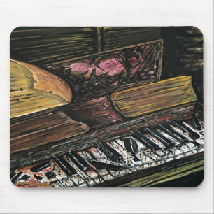 Broken Piano Mouse Pad