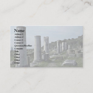 Broken Pillars Business Card
