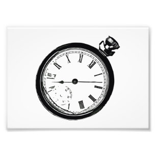 Broken Pocket Watch Photo Print