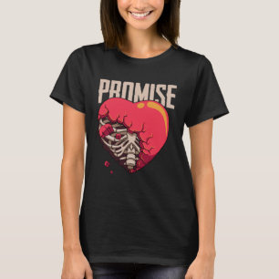 Broken Promise Broken Heart Rib Cage Sad Emo Break T-Shirt