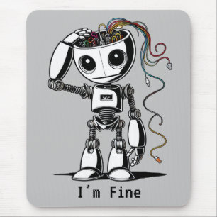 Broken Robot – I’m Fine Mouse Pad