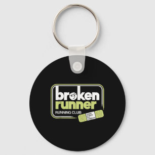 Broken Runner Running Club Turning Setbacks Into C Keychain