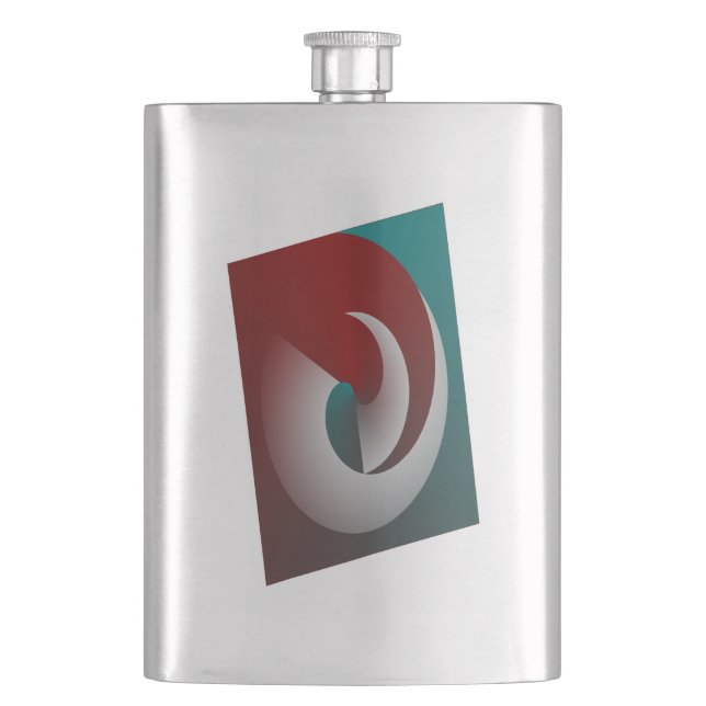 Broken shell hip flask (Front)