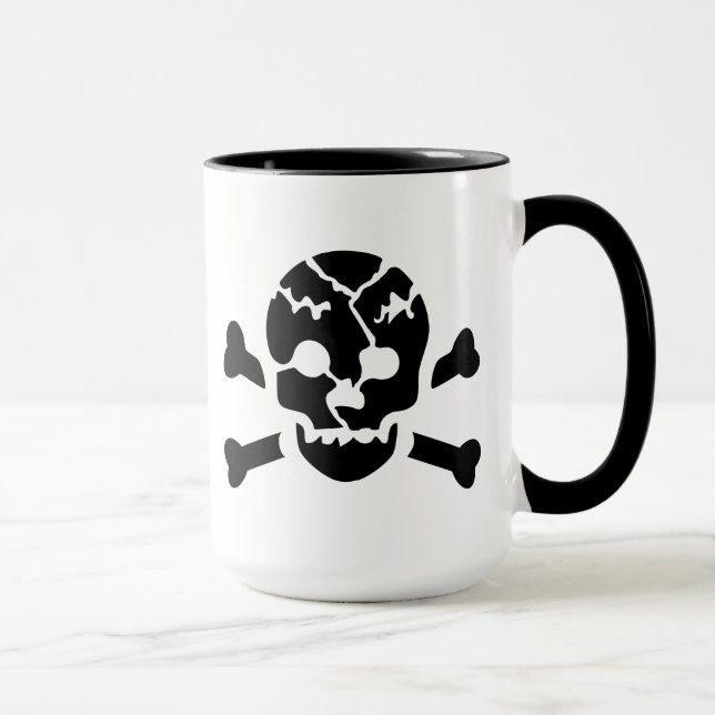 Broken Skull Mug (Right)