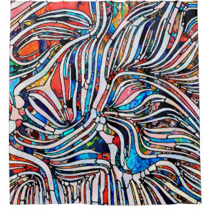 Broken Textures. Unity of Stained Glass series. Ab