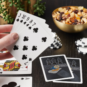 Broken Then Fried Painting by Alfred Fox Playing Cards