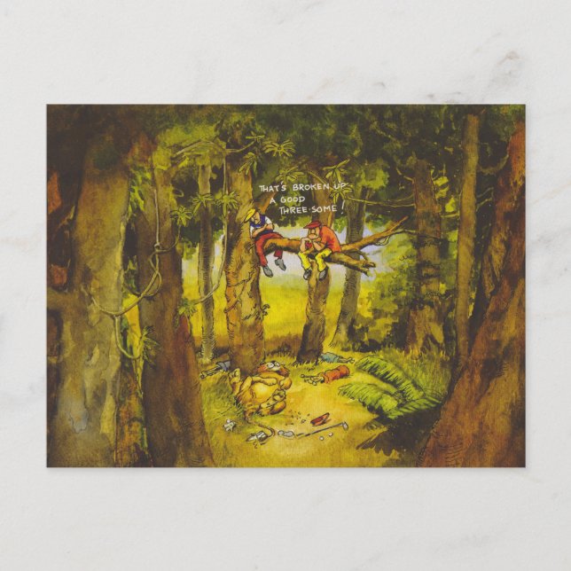 Broken threesome postcard (Front)