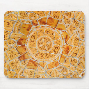 Broken Tile Mosaic Mouse Pad