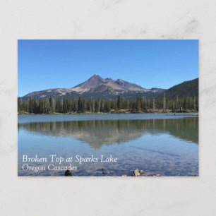 Broken Top at Sparks Lake, OR Postcard