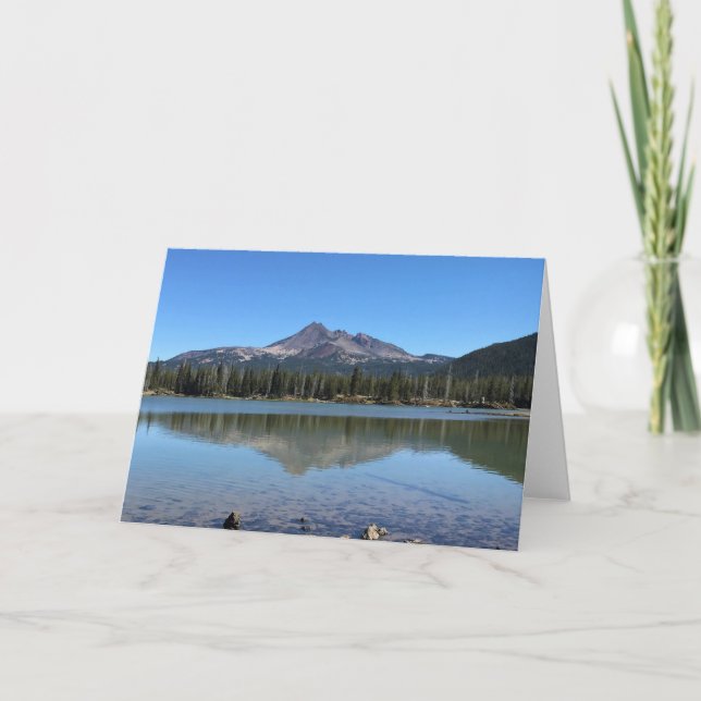 Broken Top at Sparks Lake, Oregon Card (Front)