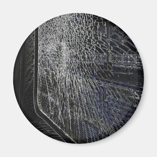 broken train window magnet (Front)