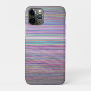 Broken TV screen Rainbow stripe iPhone 11 Pro Case