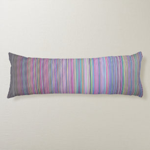 Broken TV Screen Test Pattern Body Pillow