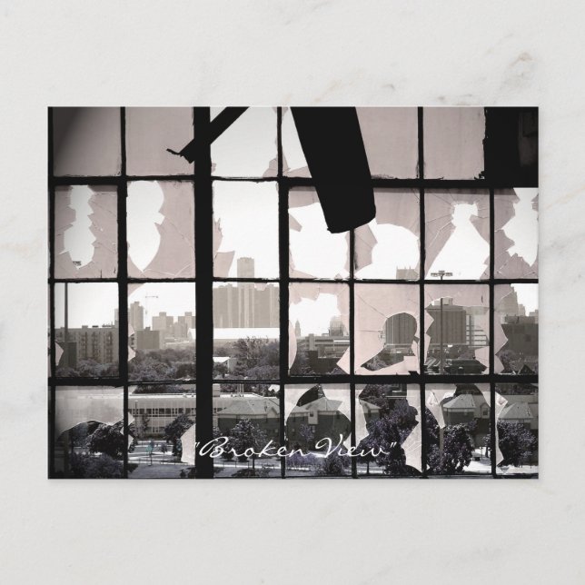 Broken View (postcard) Postcard (Front)