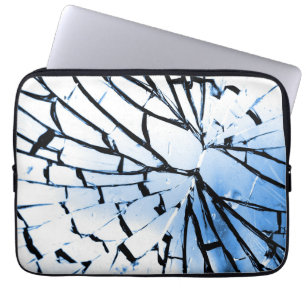 broken window laptop sleeve
