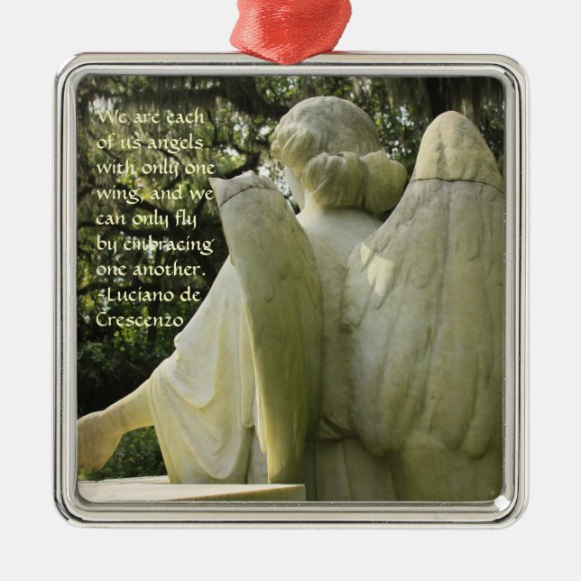 Broken Wing Angel Ornament (Front)