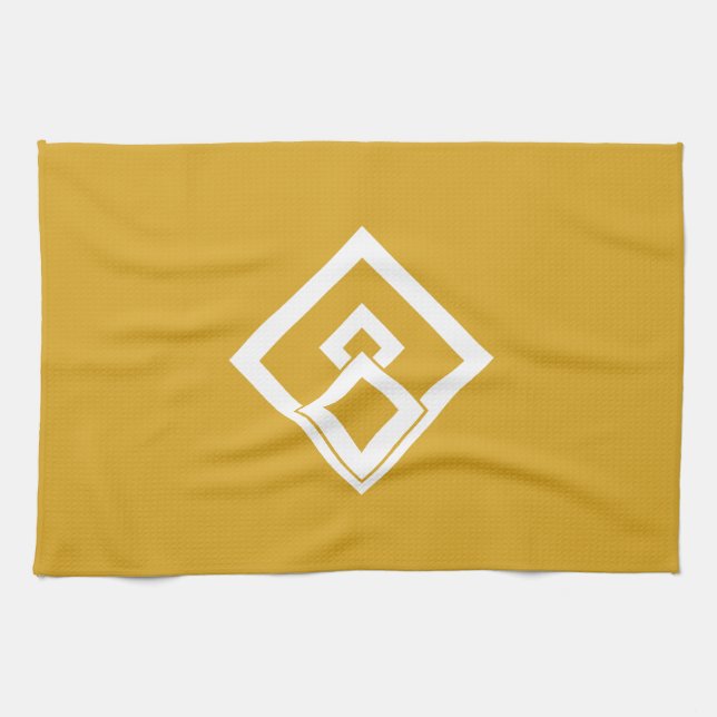 Broken wooded measure kitchen towel (Horizontal)